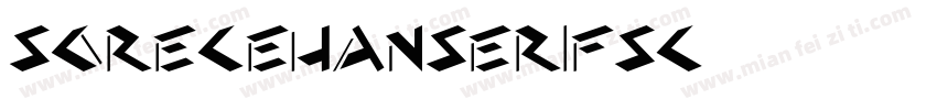 sorecehanserifSC字体转换