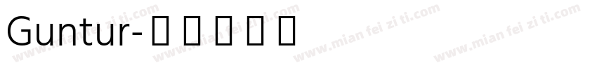 Guntur字体转换