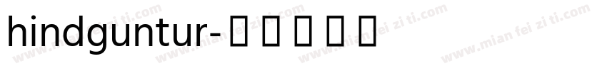 hindguntur字体转换