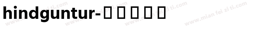 hindguntur字体转换