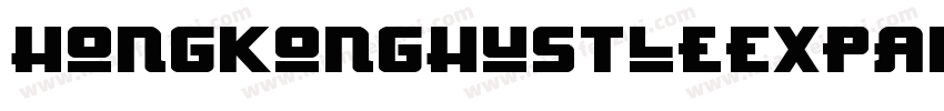 HongKongHustleExpanded字体转换