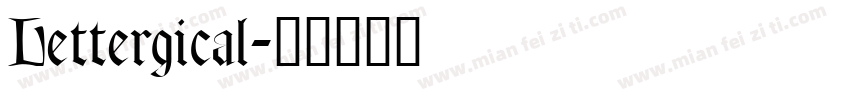 Lettergical字体转换