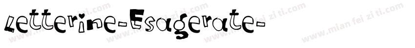 Letterine-Esagerate字体转换