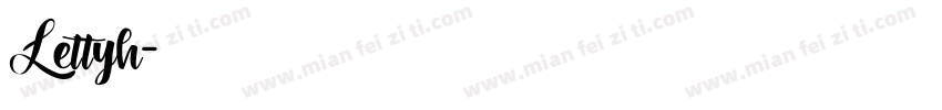 Lettyh字体转换
