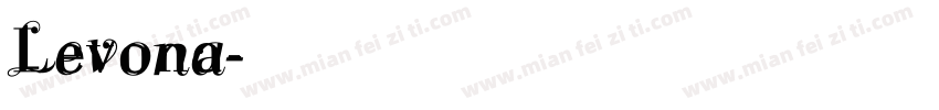 Levona字体转换