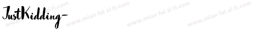 JustKidding字体转换