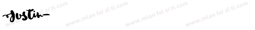 Justin字体转换