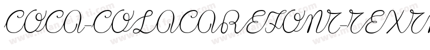 COCA-COLACAREFONT-TEXTMEDIUM--GB1-0字体转换