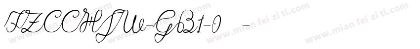 FZCCHJW-GB1-0字体下载字体转换