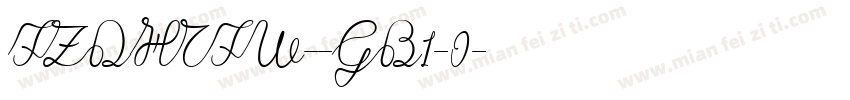 FZDHTFW--GB1-0字体转换