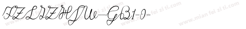 FZLIZHJW--GB1-0字体转换