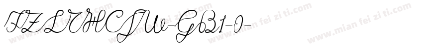 FZLTHCJW-GB1-0字体转换