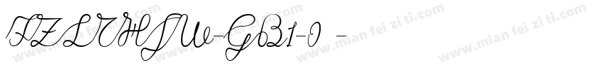FZLTHJW-GB1-0兰亭字体转换