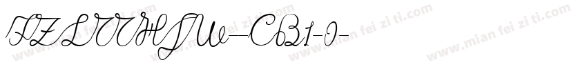 FZLTTHJW--CB1-0字体转换