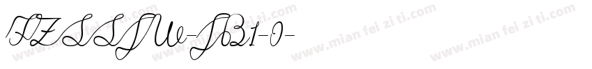 FZSSJW-JB1-0字体转换