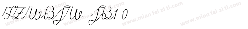 FZWBJW--JB1-0字体转换