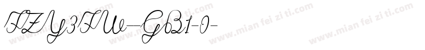 FZY3FW--GB1-0字体转换