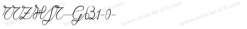 TTZHJT--GB1-0字体转换
