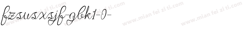 fzsusxsjf-gbk1-0字体转换