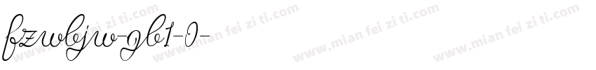 fzwbjw-gb1-0字体转换