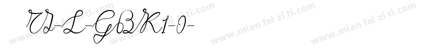 京东朗正TI-L-GBK1-0字体转换