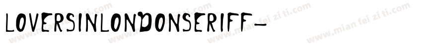 LoversinLondonSerifF字体转换