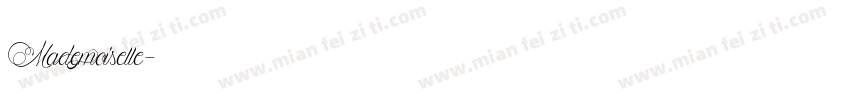 Mademoiselle字体转换