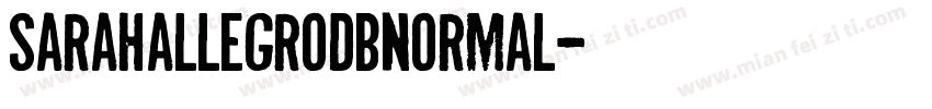 sarahallegrodbnormal字体转换