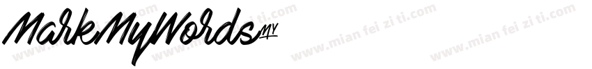 MarkMyWords字体转换
