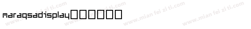 maragsadisplay字体转换