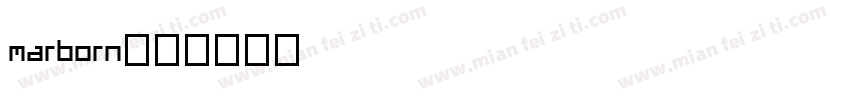 marborn字体转换
