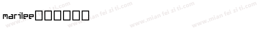 marilee字体转换