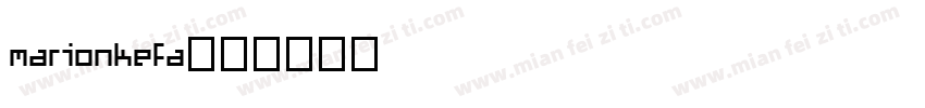 marionkefa字体转换