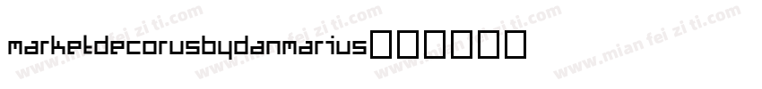 marketdecorusbydanmarius字体转换