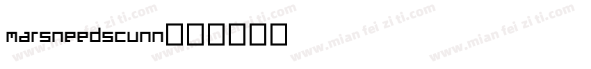 marsneedscunn字体转换