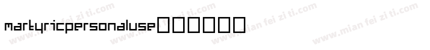 martyricpersonaluse字体转换