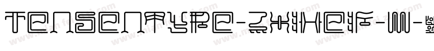 Tensentype-ZhiHeiF-W字体转换