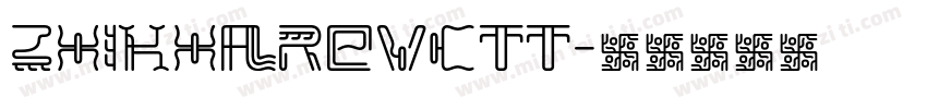 ZhikharevCTT字体转换