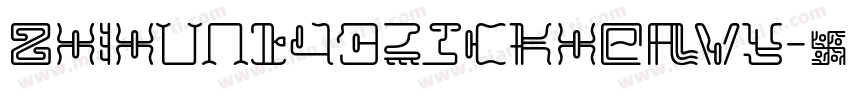 zhihun143ZJCKheavy字体转换