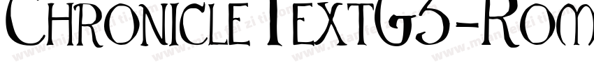 ChronicleTextG3-Roma字体转换