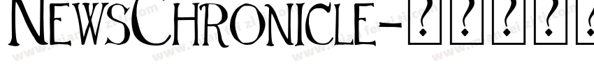 NewsChronicle字体转换