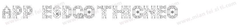 app1esdgothicNeo字体转换