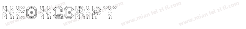 neongcript字体转换