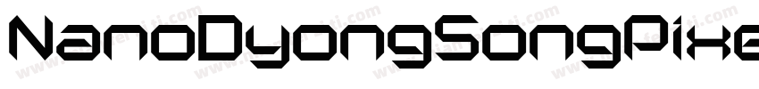 NanoDyongSongPixel字体转换