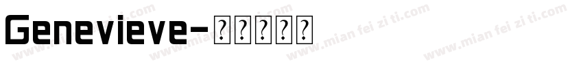 Genevieve字体转换