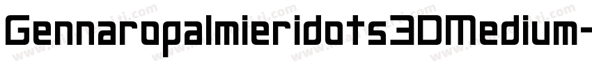 Gennaropalmieridots3DMedium-1mVM字体转换
