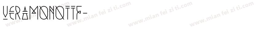 VeraMonottf字体转换