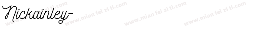 Nickainley字体转换
