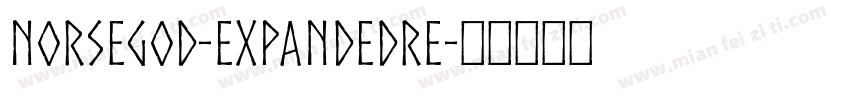 NorseGod-ExpandedRe字体转换