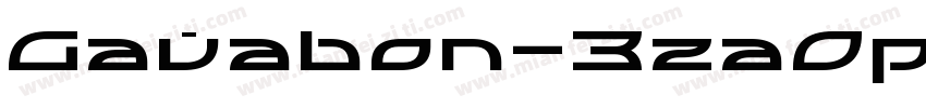 Gavabon-3zaOp字体转换